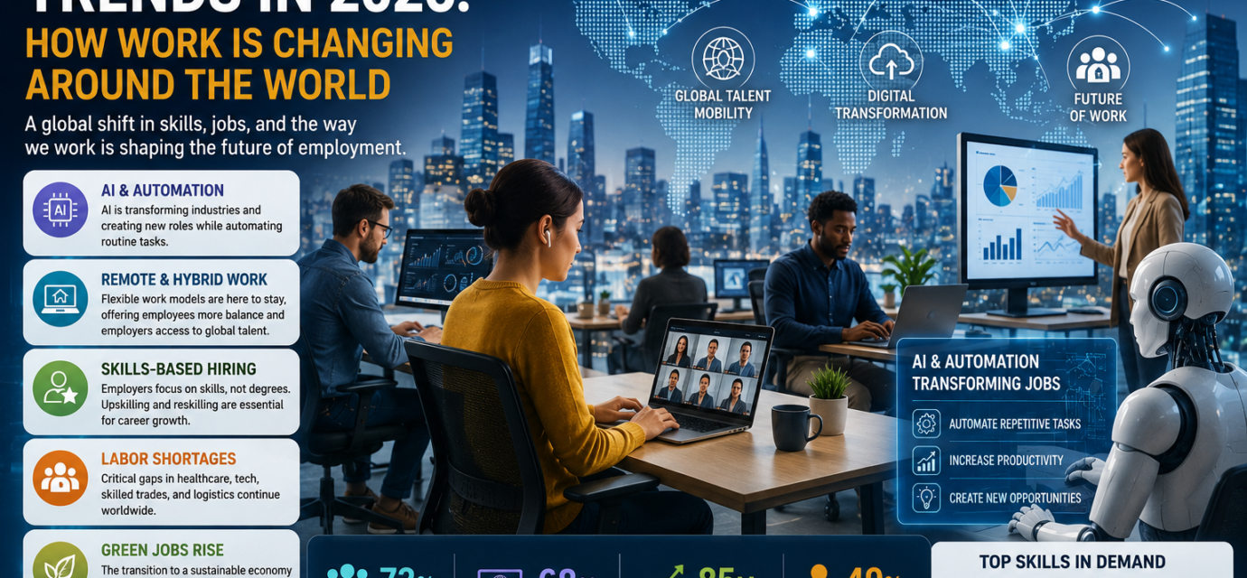Labor Market Trends in 2026: How Work Is Changing Around the World