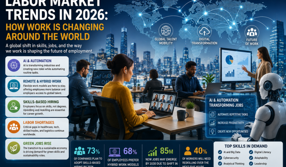 Labor Market Trends in 2026: How Work Is Changing Around the World